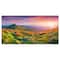 Designart - Pretty Colorful Sunset in Mountains - Landscape Photography Canvas Print